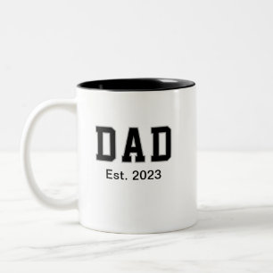 Taza Bicolor Regalo de Padre Veterano Establecido