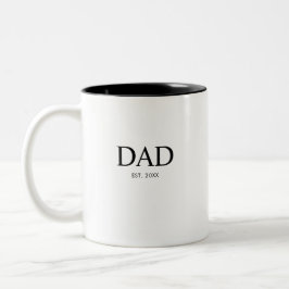 Taza Bicolor Regalo de Papá Establecido
