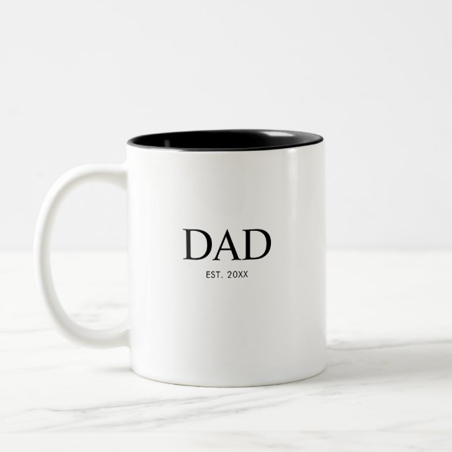 Taza Bicolor Regalo de Papá Establecido (Izquierda)