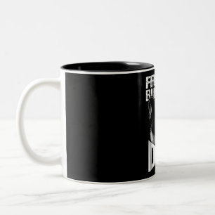 Taza Bicolor Regalo de perro   Padre Bulldog francés
