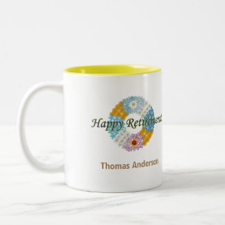 Taza Bicolor Regalo de retiro feliz
