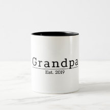 Regalo de tipografía minimalista Abuelo moderno Es