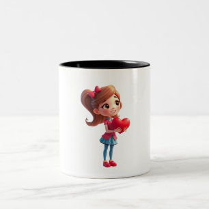 Taza Bicolor Regalo del aniversario del cumpleaños del boda de 