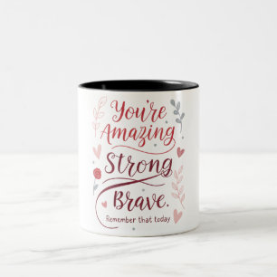 Taza Bicolor Regalo del Día de San Valentín: Eres Increíble