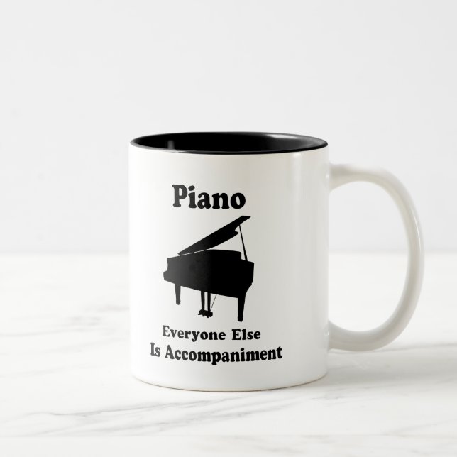Taza Bicolor Regalo del piano (Derecha)