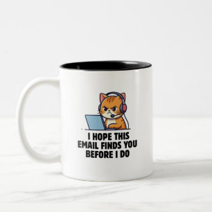 Taza Bicolor Regalo divertido de oficina para compañero de trab