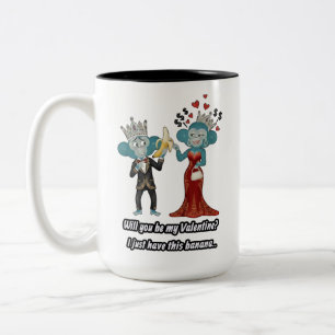 Taza Bicolor Regalo divertido del día de San Valentín