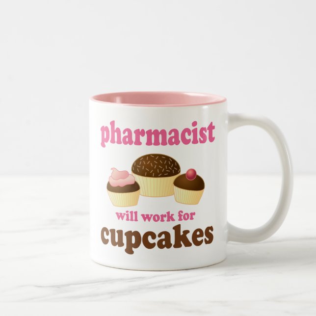 Taza Bicolor Regalo (divertido) del farmacéutico (Derecha)