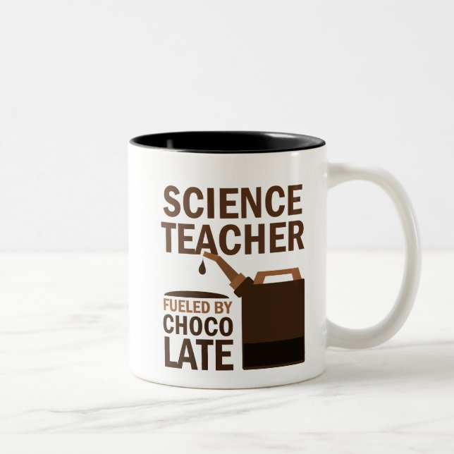 Taza Bicolor Regalo (divertido) del profesor de ciencias (Derecha)
