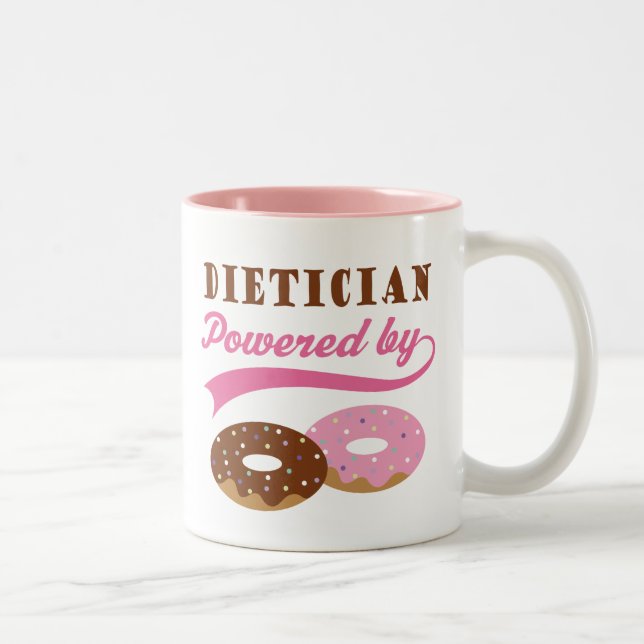 Taza Bicolor Regalo divertido el dietético (Derecha)