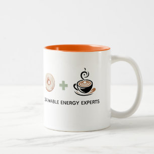Taza Bicolor Regalo divertido Experto en Energía Renovable