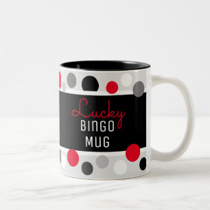 Taza Bicolor ¡Regalo divertido! Lucky Bingo Mug dos toneladas d