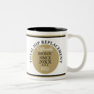 Taza Bicolor Regalo divertido~ Muñeca de reemplazo de cadera bi