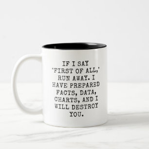 Taza Bicolor Regalo divertido para compañero de trabajo del equ