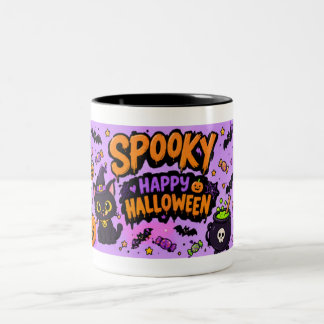 Taza Bicolor Regalo espeluznante de Halloween