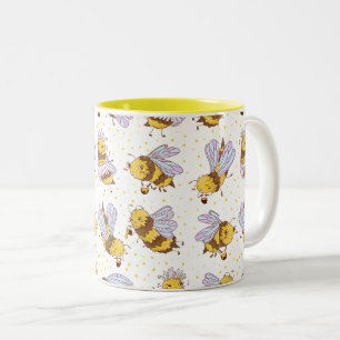 Taza Bicolor Regalo inspirador para amantes de las abejas y la