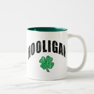 Taza Bicolor Regalo irlandés del gamberro