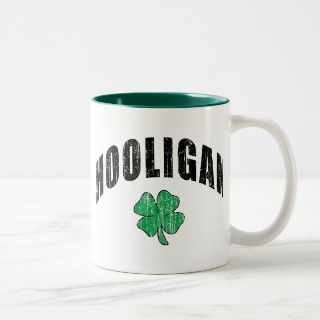 Taza Bicolor Regalo irlandés del gamberro (Derecha)