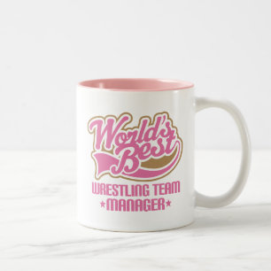 Taza Bicolor Regalo lindo del encargado de equipo de lucha