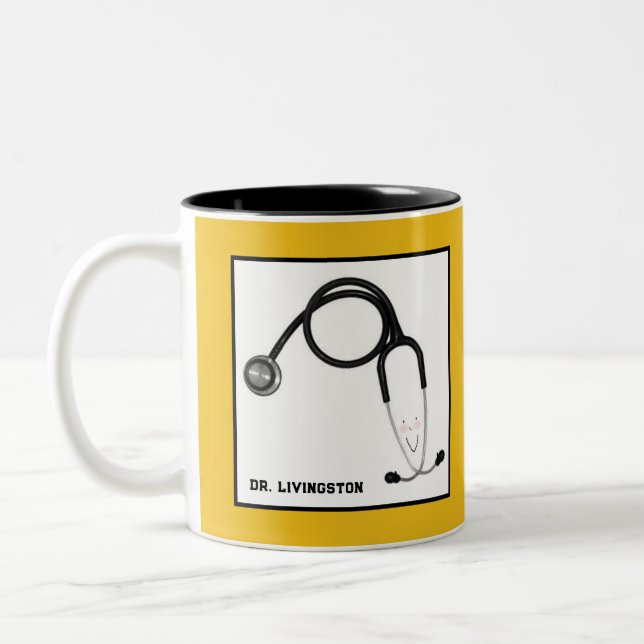 Taza Bicolor Regalo Médica personalizado (Izquierda)