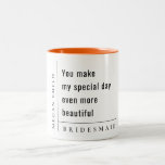 Taza Bicolor Regalo moderno minimalista simple especial para la<br><div class="desc">Si necesitas más personalización,  por favor,  no dudes en enviarme un mensaje a yellowfebstudio@gmail.com.</div>