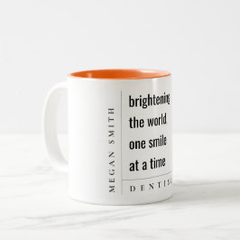 Taza Bicolor Regalo moderno minimalista simple negrita negrita