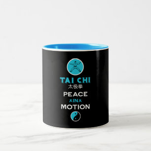 Taza Bicolor Regalo para practicante de Tai Chi