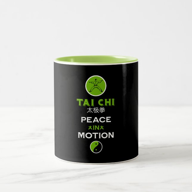 Taza Bicolor Regalo para practicante de Tai Chi (Centro)