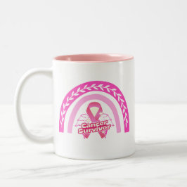 Taza Bicolor Regalo para sobreviviente de cáncer