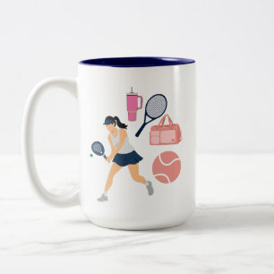 Taza Bicolor Regalo para tenista