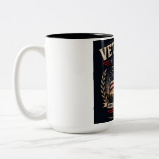 Taza Bicolor Regalo para veterano militar - Agradecimiento a ve