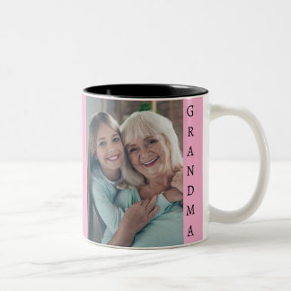 Taza Bicolor Regalo perfecto para la abuela Café de dos tonos M