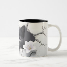Taza Bicolor Regalo perfecto para los amantes del gato