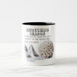 Taza Bicolor Regalo Personalizado para Damas de Honor