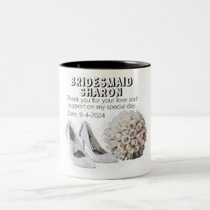 Taza Bicolor Regalo Personalizado para Damas de Honor