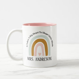 Taza Bicolor Regalo personalizado para maestros, regalos person