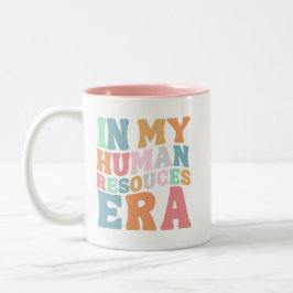 Taza Bicolor Regalo profesional de la era de los recursos human