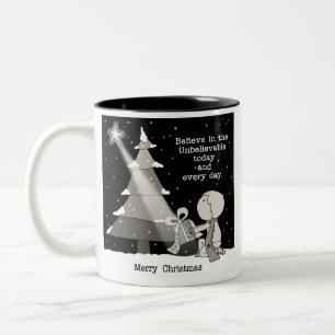 Taza Bicolor Regalo Regalo-Feliz Navidad