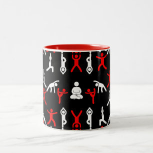 Taza Bicolor Regalo único de yoga