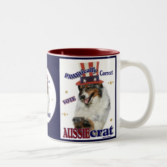 Taza Bicolor Regalos australianos del pastor