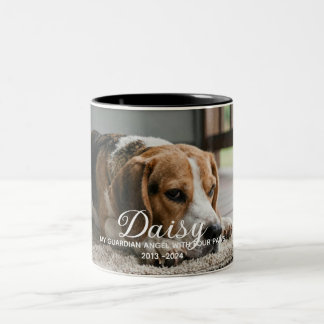 Taza Bicolor Regalos conmemorativos para perros por pérdida de 