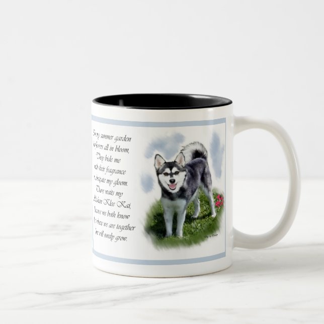 Taza Bicolor Regalos de Alaskan Klee Kai (Derecha)