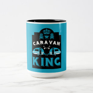 Taza Bicolor Regalos De Caravana King Para Los Campers