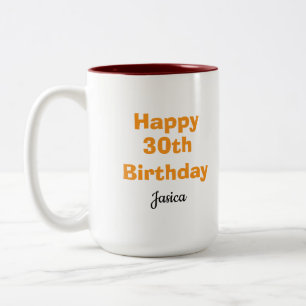 Taza Bicolor regalos de cumpleaños personalizados para ella - t
