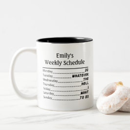 Taza Bicolor Regalos de jubilación para mujeres y hombres
