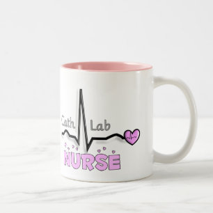 Taza Bicolor Regalos de la enfermera del laboratorio de la