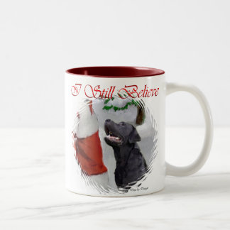 Taza Bicolor Regalos de Labrador Recuperador de Navidades