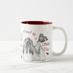 Taza Bicolor Regalos de los amantes de Shih Tzu