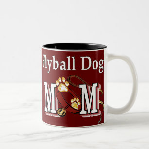 Taza Bicolor Regalos De Mamá Perro Flyball