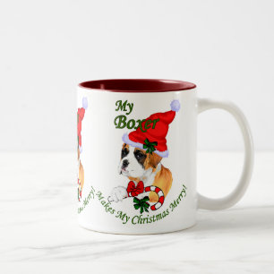 Taza Bicolor Regalos de Navidades Boxer